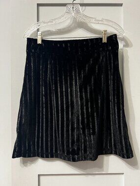 Lofty Manner velvet mini skirt